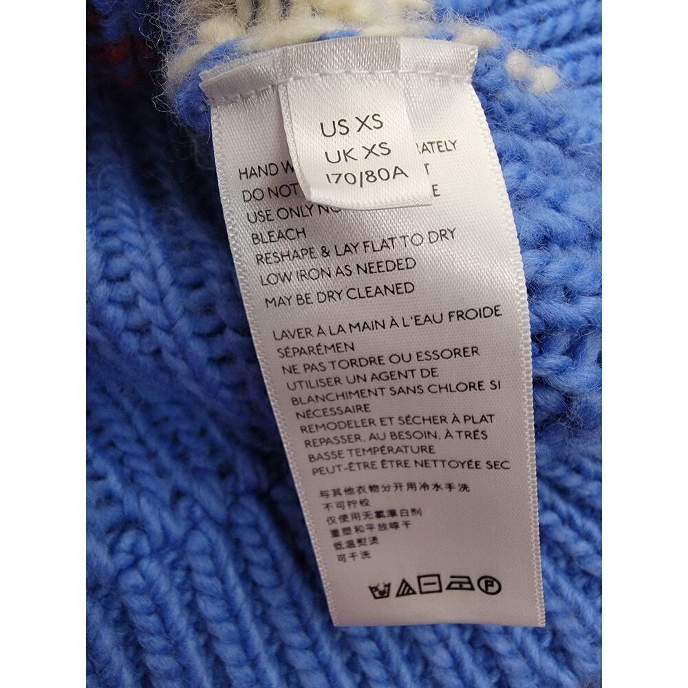 Kimchi Blue Perri Cardigan XS Vintage Inspo geo intarsia Glam Boho Indie Sleaze - Picture 11 of 13